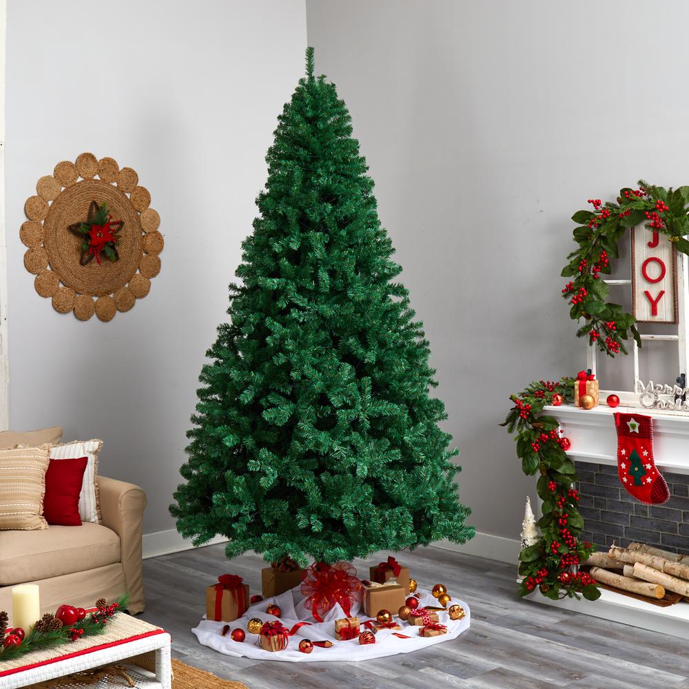 Northern Tip Artificial Christmas Tree with 650 Clear LED Lights. Picture 10