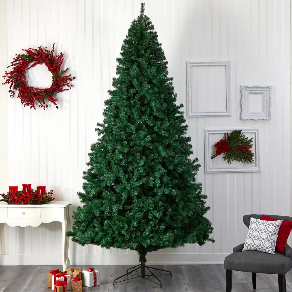 Northern Tip Artificial Christmas Tree with 1000 Clear LED Lights. Picture 8