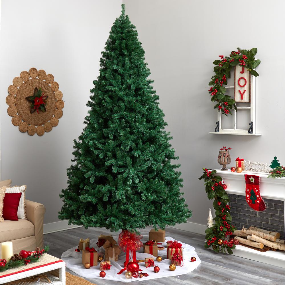 Northern Tip Artificial Christmas Tree with 1000 Clear LED Lights. Picture 10