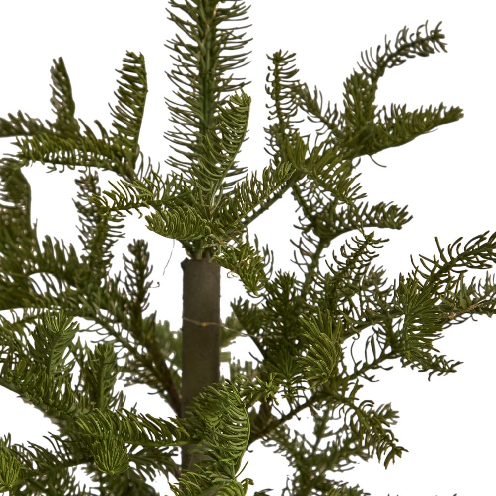 4.5ft. Pre-Lit Christmas Pine Artificial Tree in Decorative Planter. Picture 5