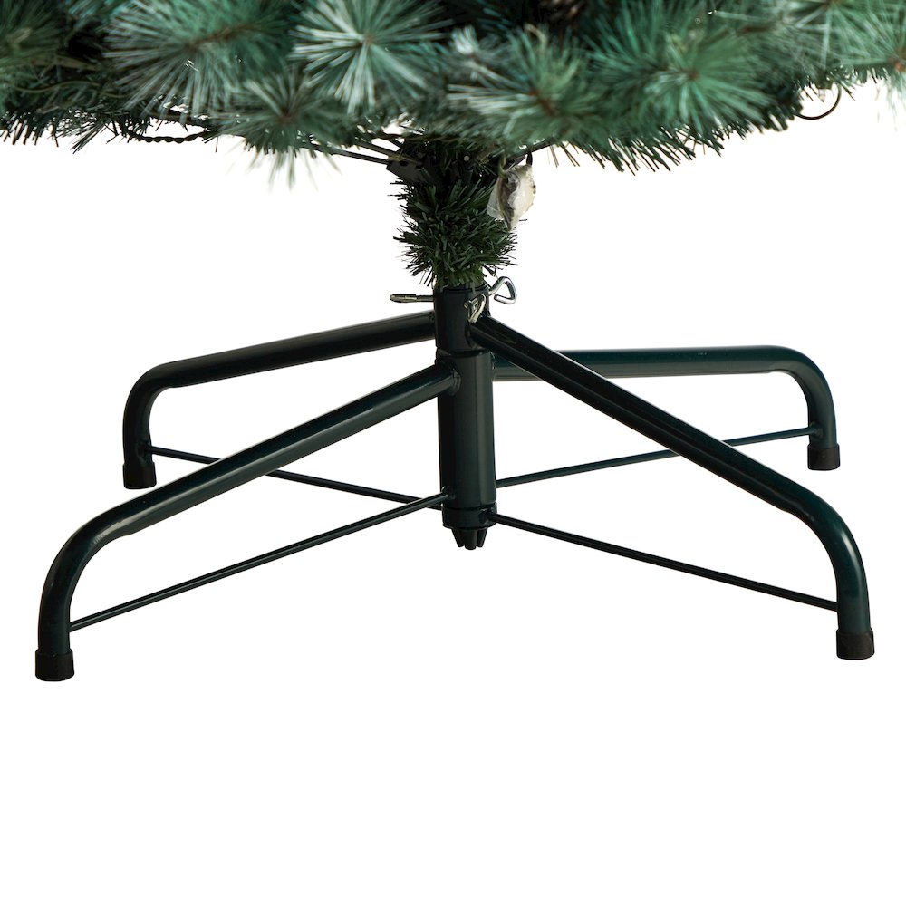 9ft. Frosted BC Mountain Pine Christmas Tree with 700 Clear Lights. Picture 6