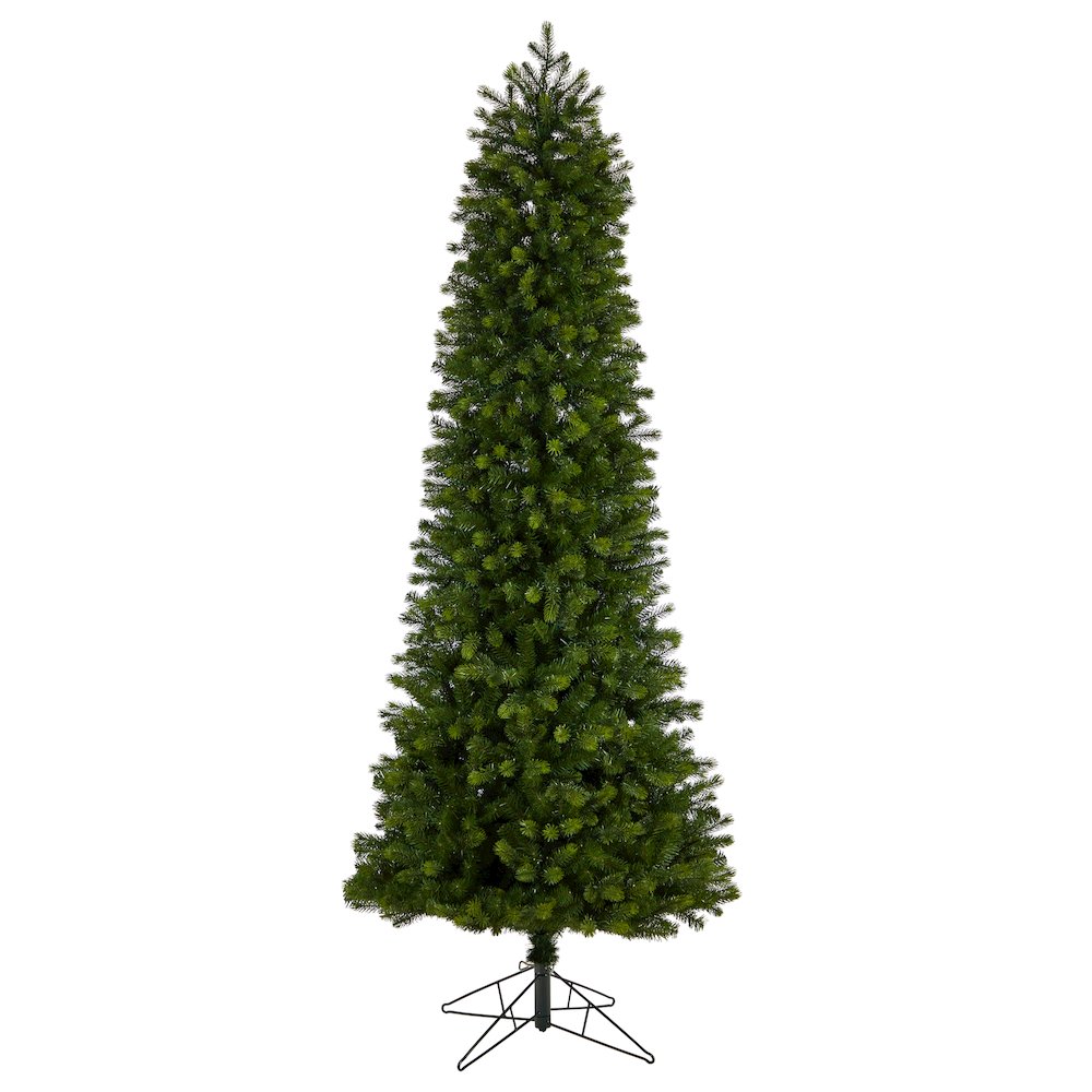 8.5ft. Slim Colorado Mountain Spruce Christmas Tree with 900 Warm LED Lights. Picture 3