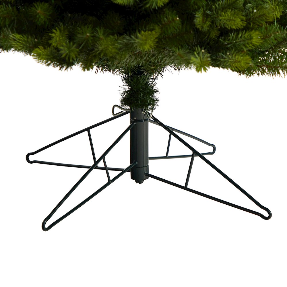 8.5ft. Slim Colorado Mountain Spruce Christmas Tree with 900 Warm LED Lights. Picture 6