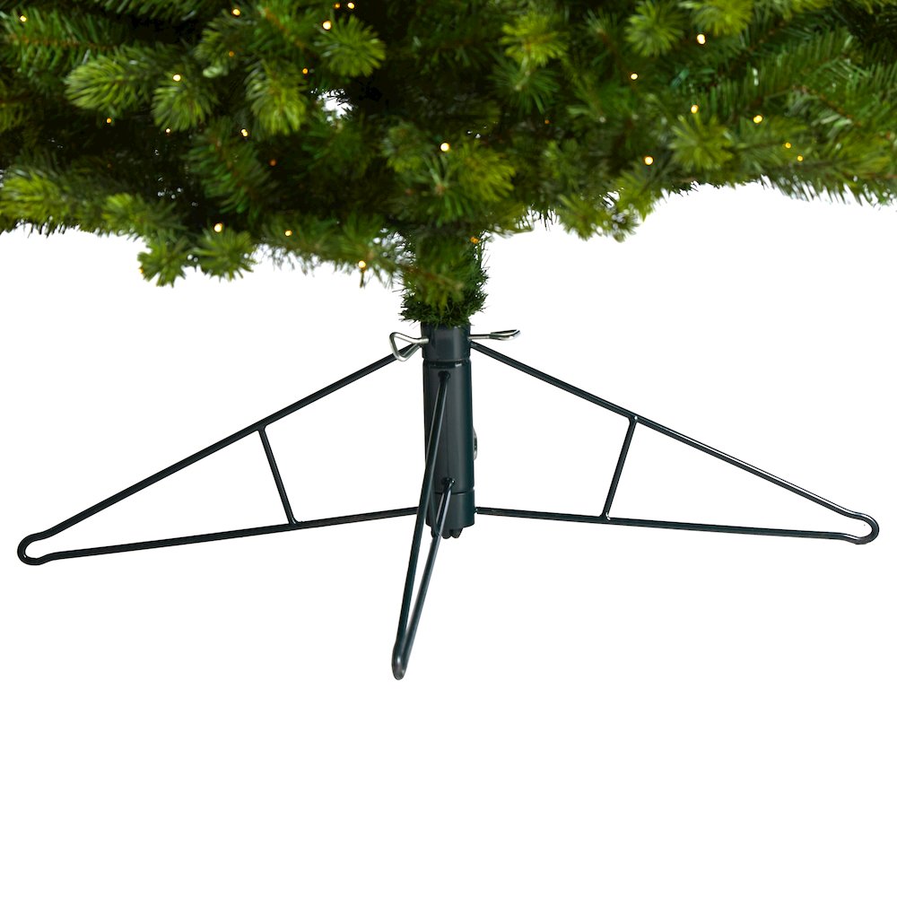 9.5ft. Slim Colorado Mountain Spruce Christmas Tree with 1400 Warm LED Lights. Picture 5