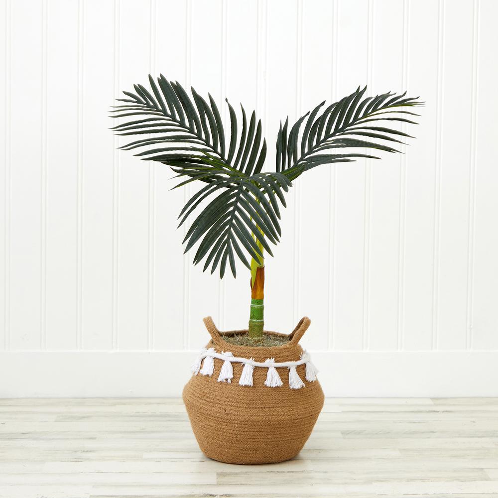 3ft. Artificial Golden Cane Palm Tree (No Pot). Picture 4