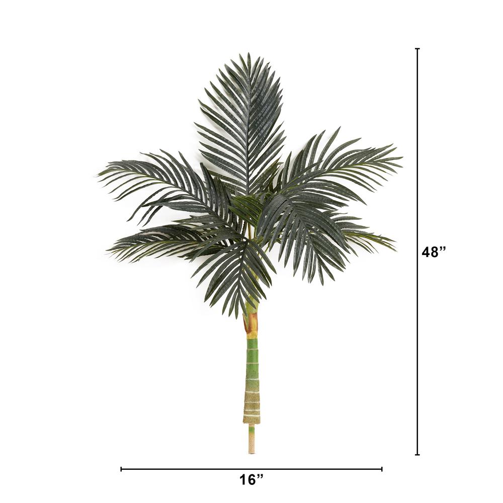 4ft. Artificial Golden Cane Palm Tree (No Pot). Picture 2