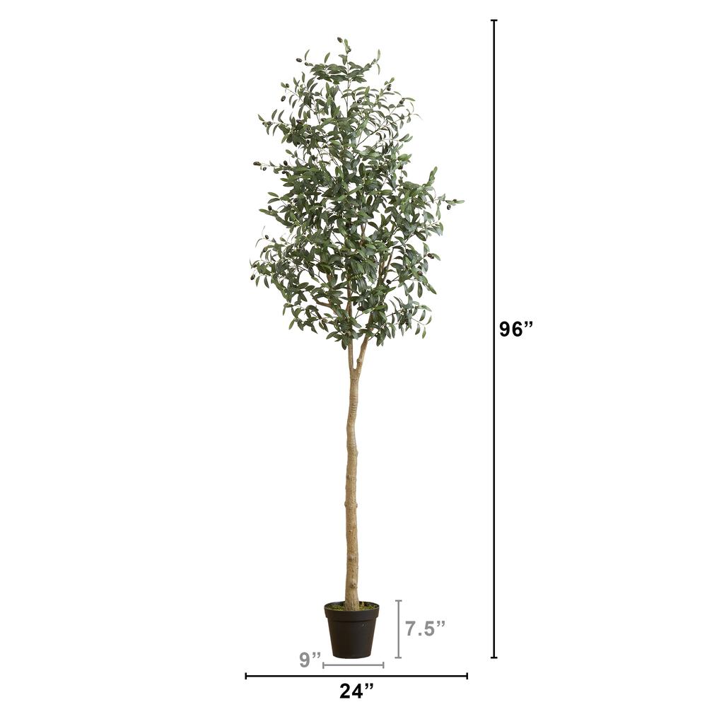 8ft. Artificial Olive Tree. Picture 2