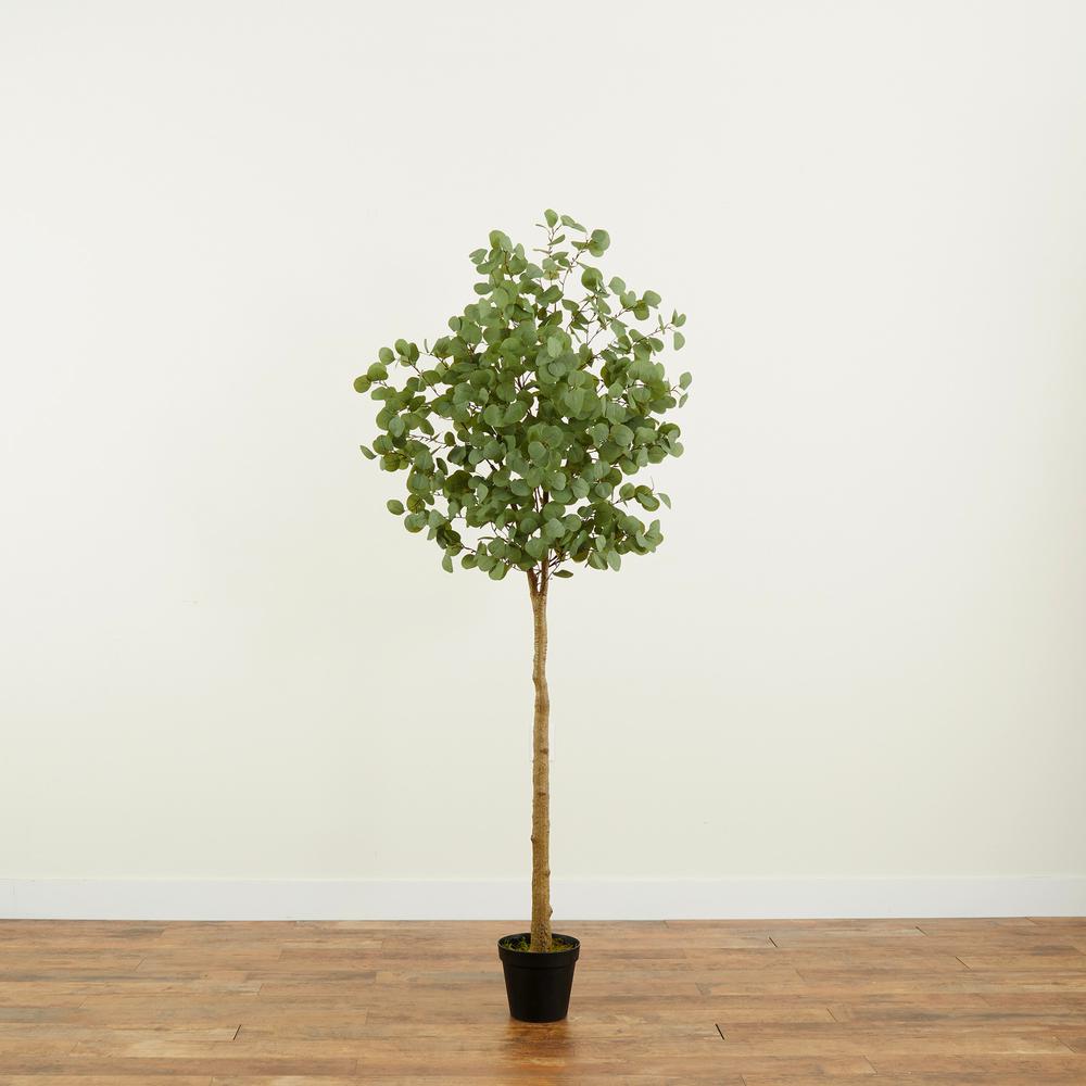 7ft. Artificial Eucalyptus Tree. Picture 4