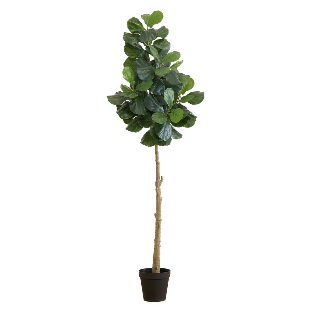 8ft. Artificial Fiddle Leaf Fig Tree. Picture 1