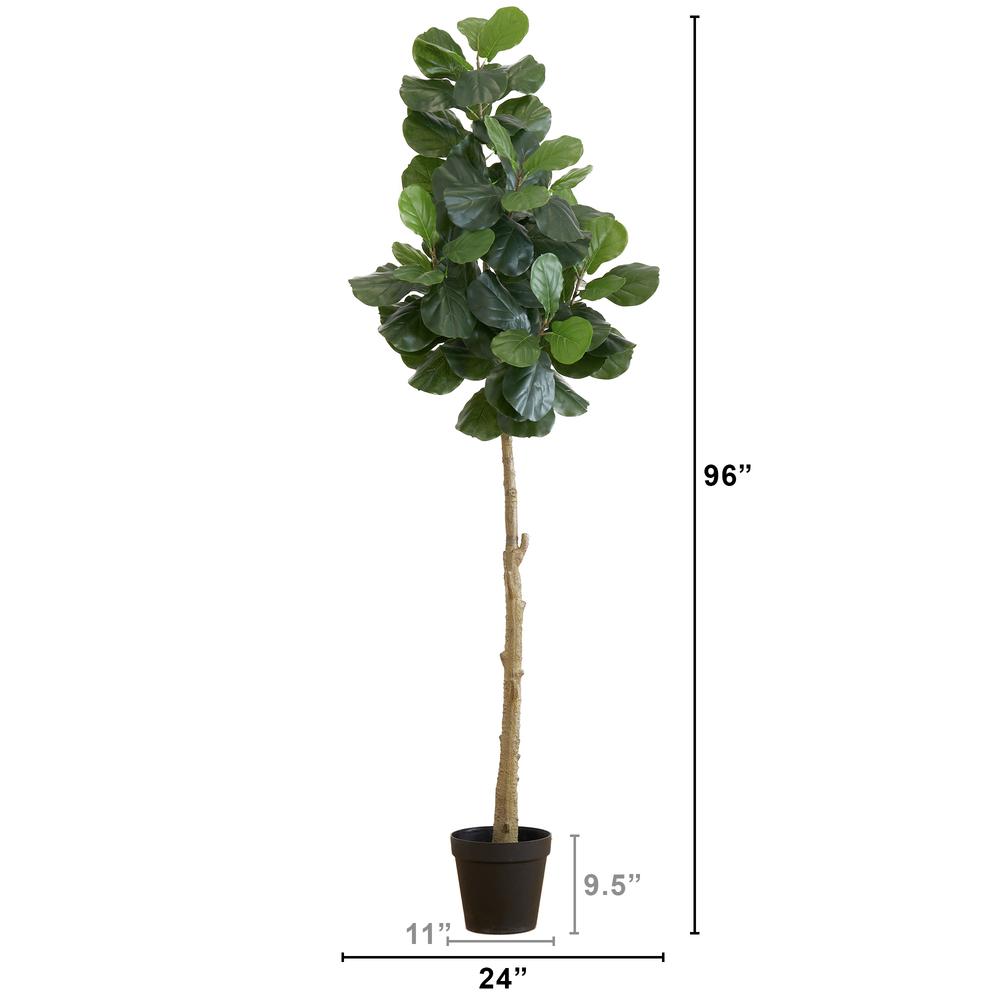 8ft. Artificial Fiddle Leaf Fig Tree. Picture 2