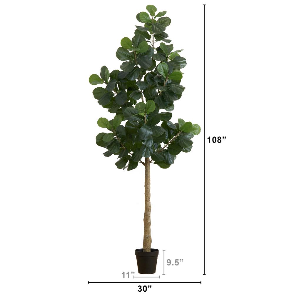 9ft. Artificial Fiddle Leaf Fig Tree. Picture 2