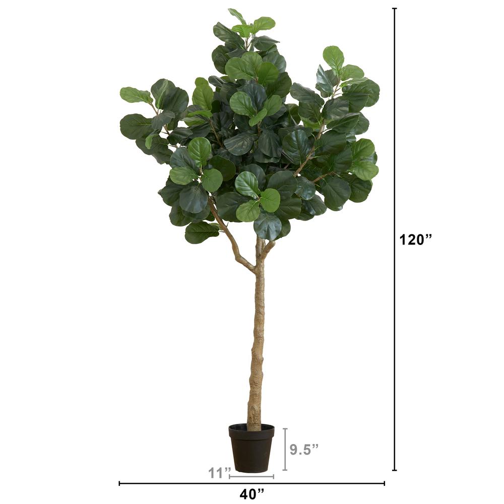 10ft. Artificial Fiddle Leaf Fig Tree. Picture 2