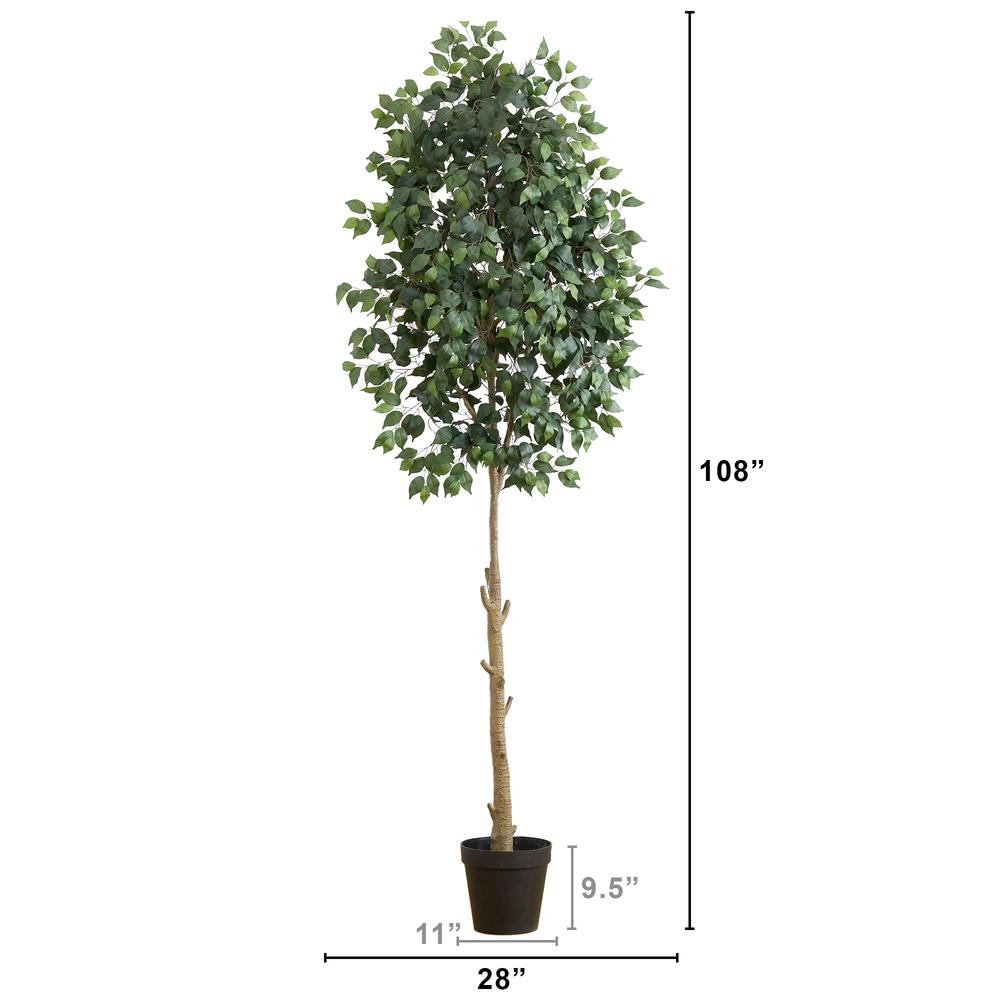 9ft. Artificial Ficus Tree. Picture 2