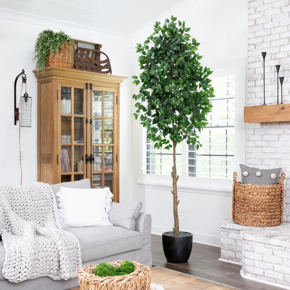 9ft. Artificial Ficus Tree. Picture 6