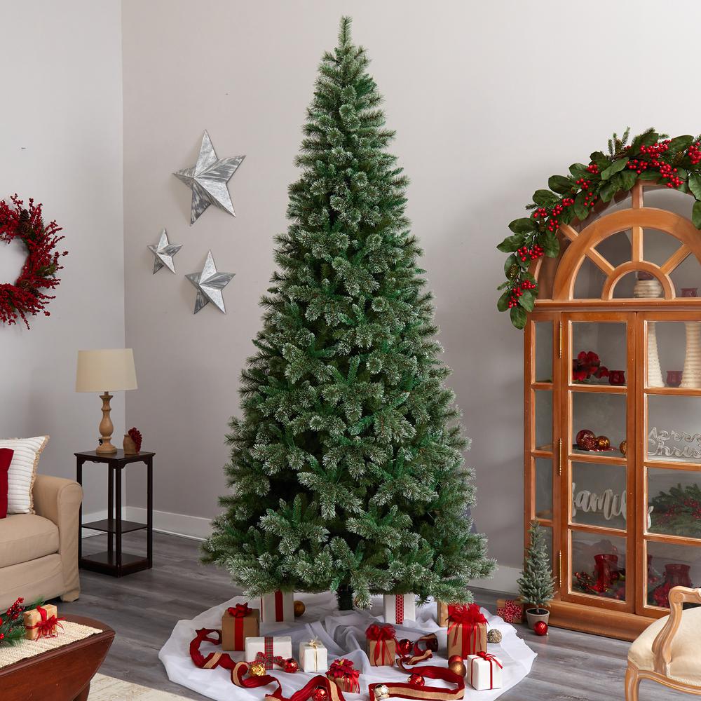 10ft. Wisconsin Slim Snow Tip Pine Artificial Christmas Tree. Picture 6