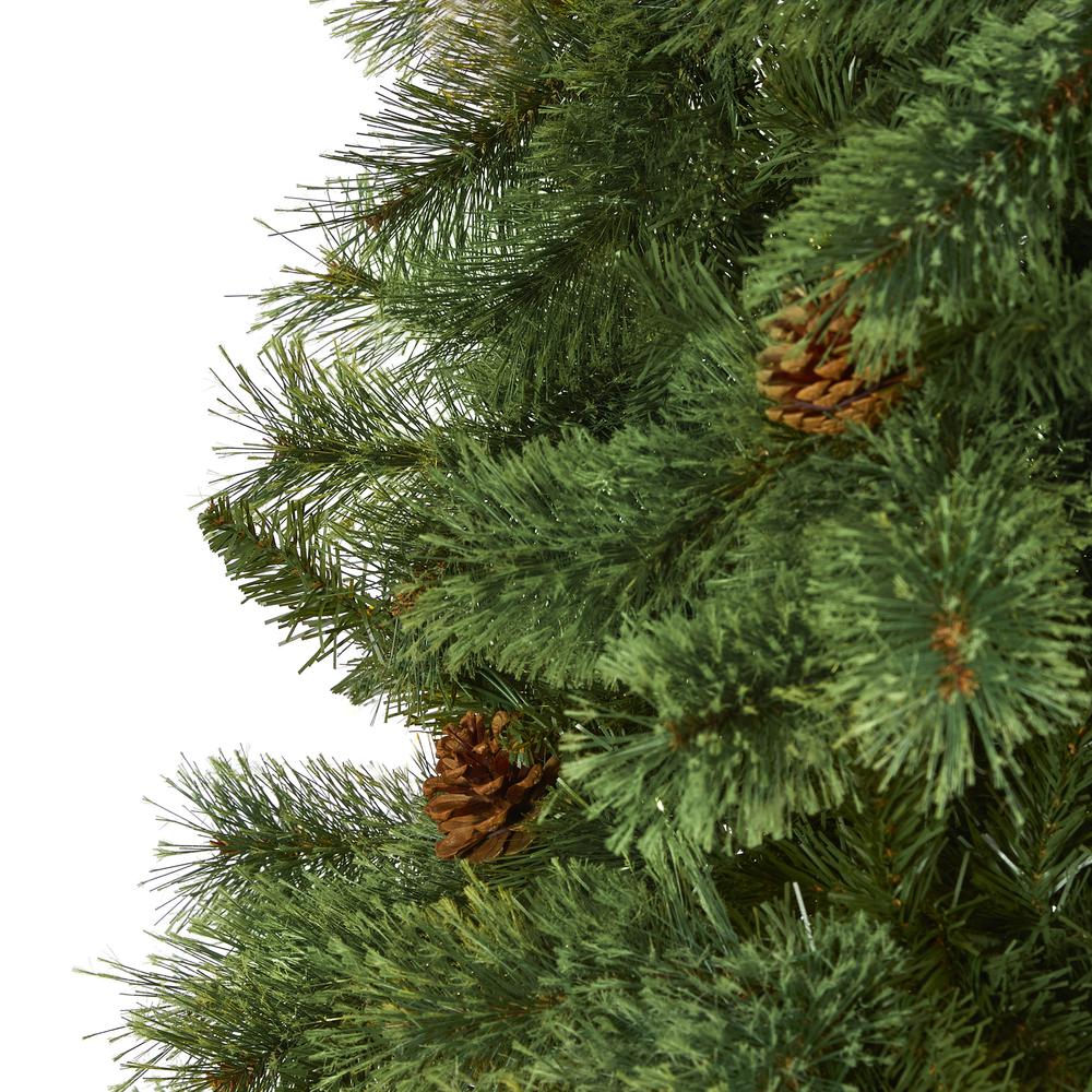 10ft. White Mountain Pine Artificial Christmas Tree with 1875 Bendable Branches. Picture 3