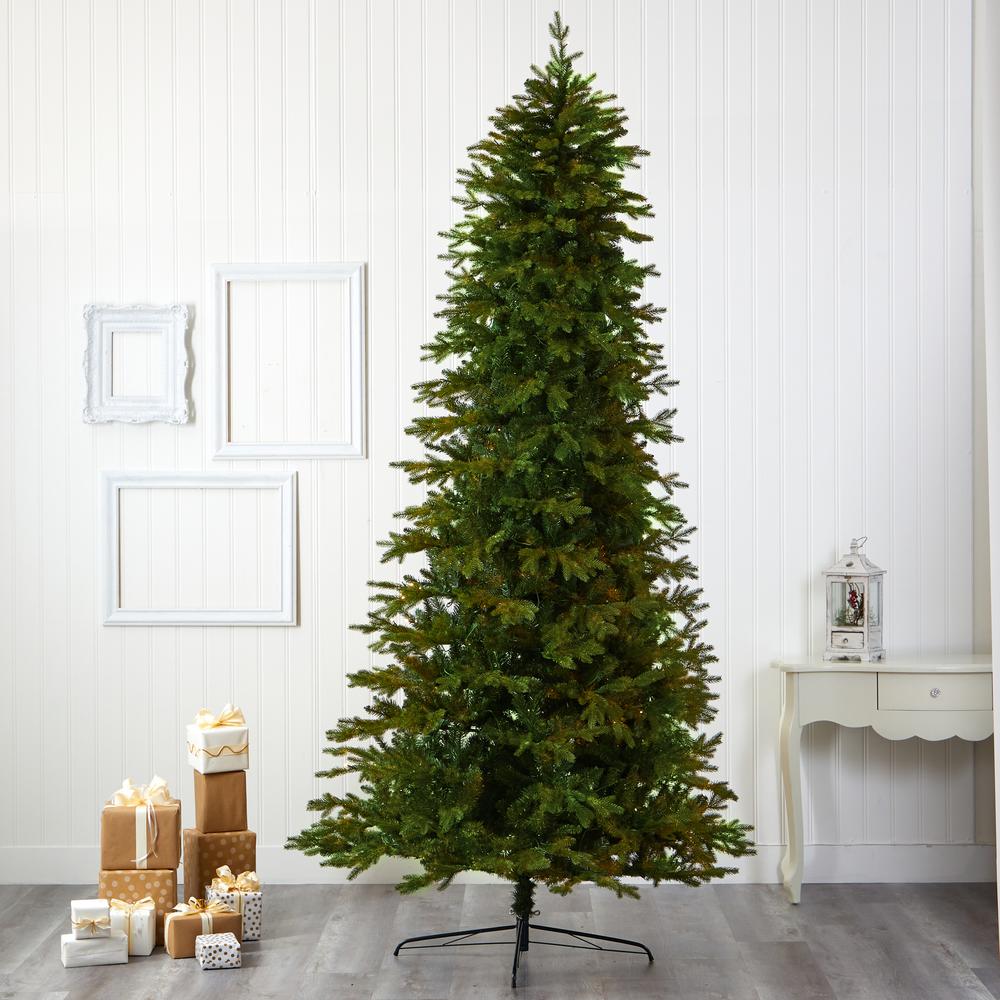 10ft. Belgium Fir Natural-Look Artificial Christmas Tree. Picture 6