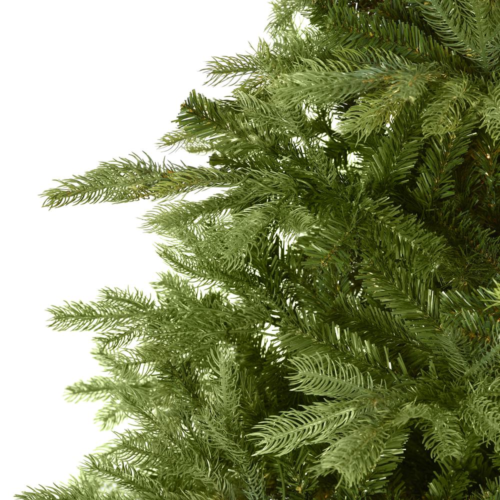 8ft. North Carolina Spruce Artificial Christmas Tree with 1303 Bendable Branches. Picture 3