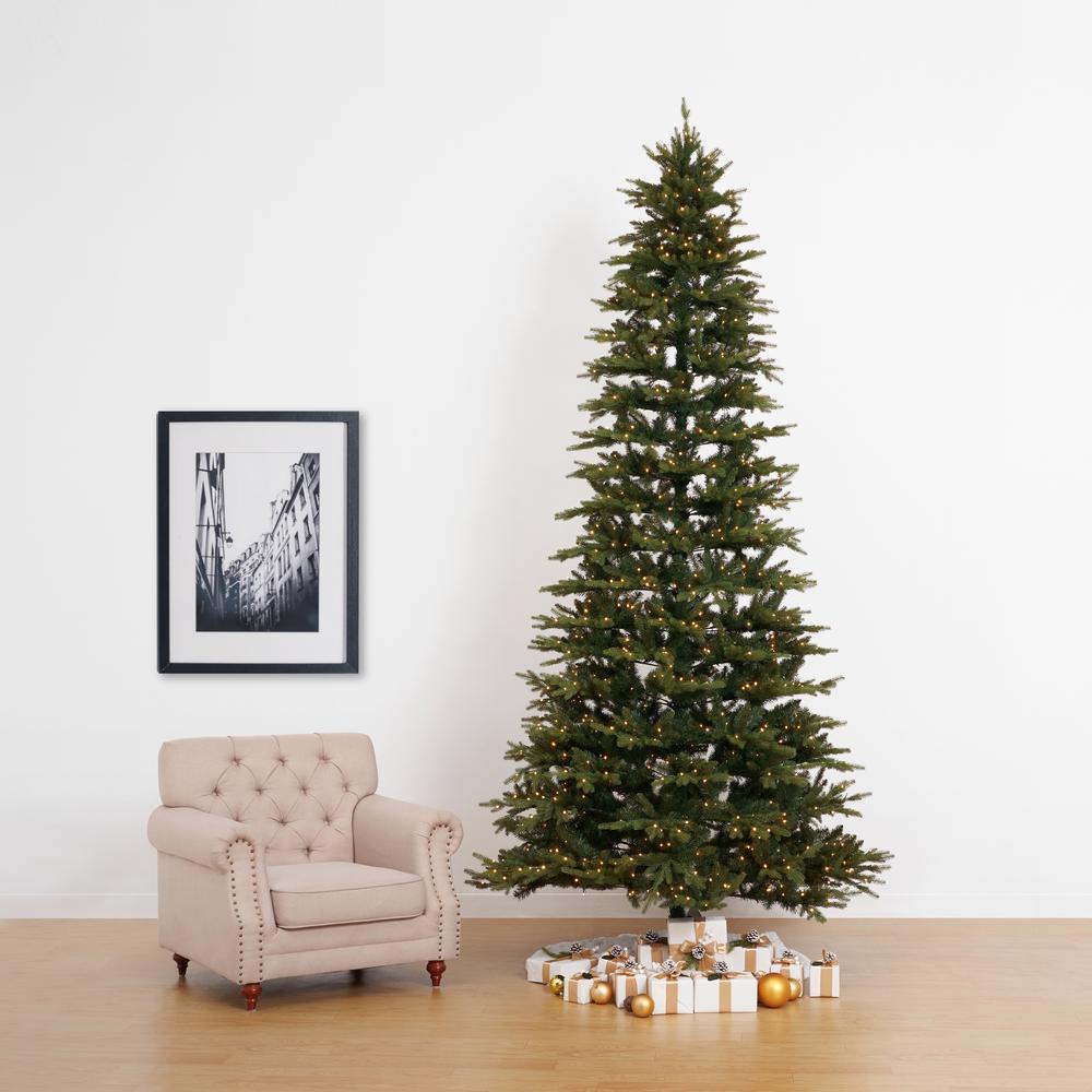 11ft. Belgium Fir Natural-Look Artificial Christmas Tree. Picture 15