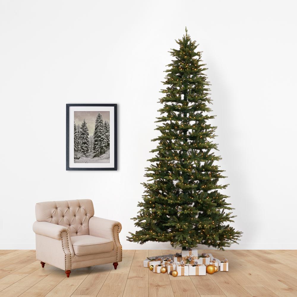 11ft. Belgium Fir Natural-Look Artificial Christmas Tree. Picture 11