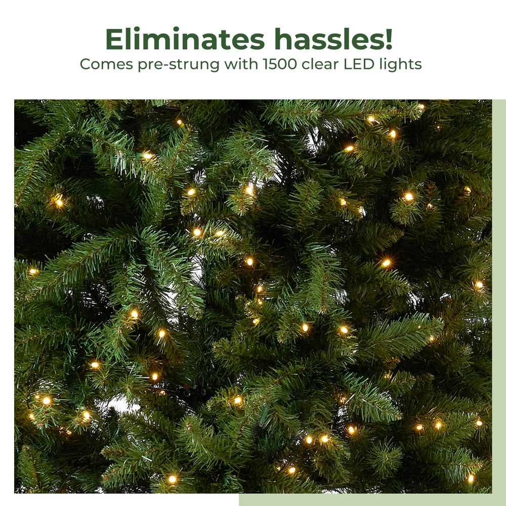 12ft. Belgium Fir Natural-Look Artificial Christmas Tree. Picture 14