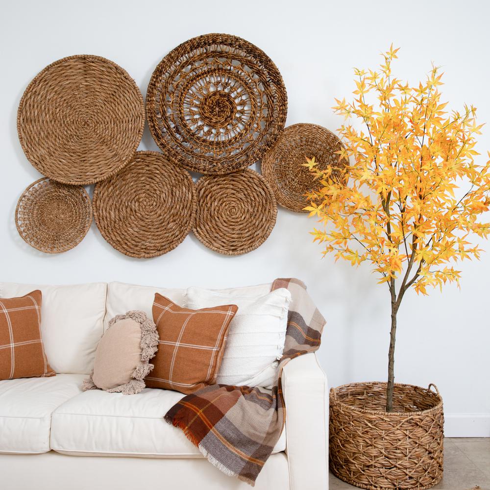 7ft. Autumn Maple Artificial Fall Tree. Picture 5
