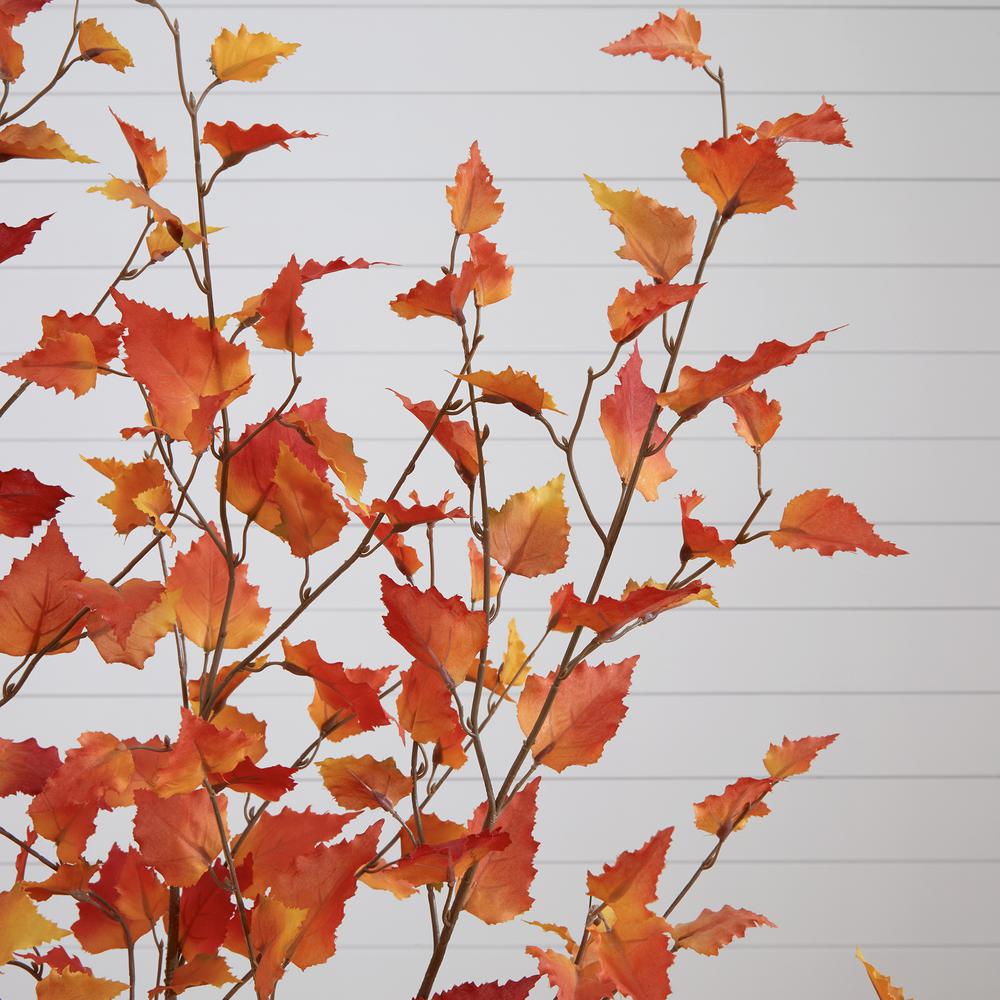 5ft. Autumn Birch Artificial Fall Tree. Picture 3
