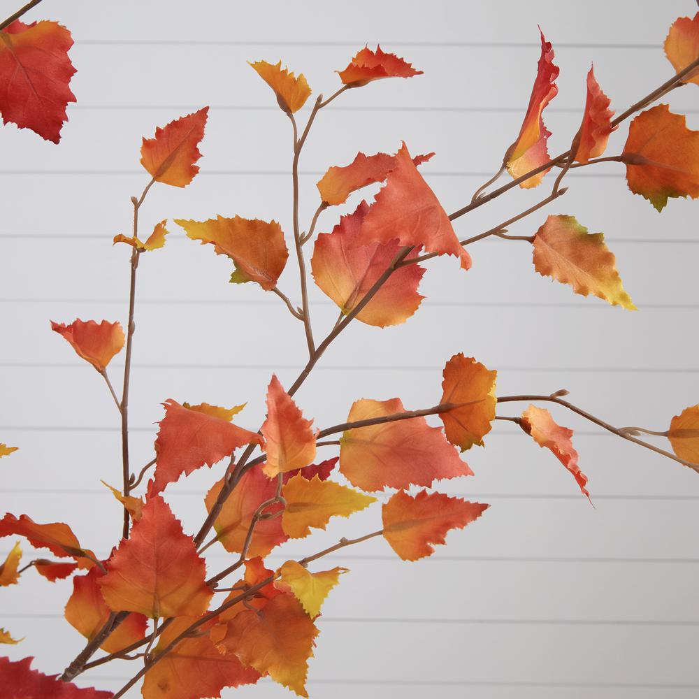 6ft. Autumn Birch Artificial Fall Tree. Picture 3