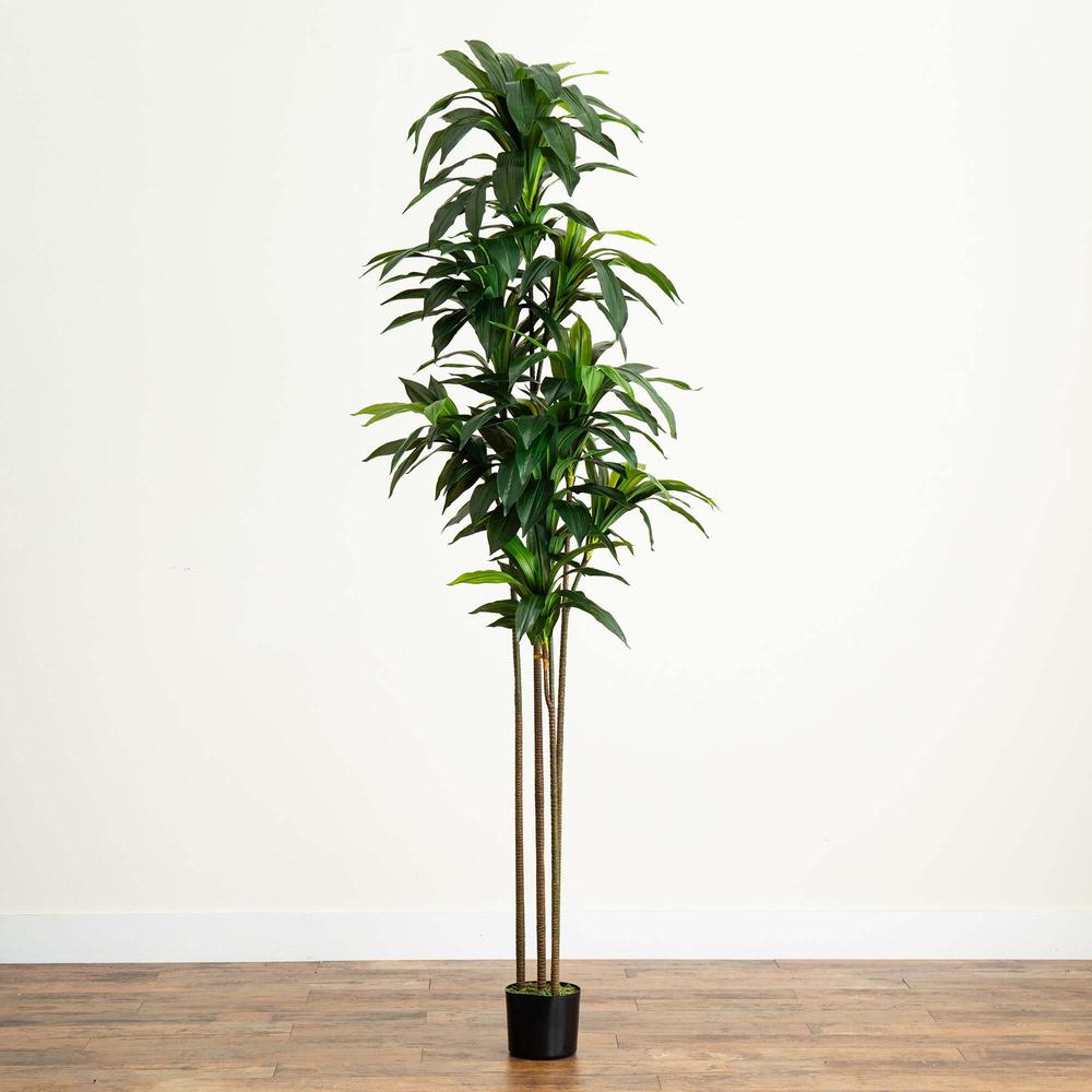 9ft. Artificial Dracaena Tree with Real Touch Leaves. Picture 3