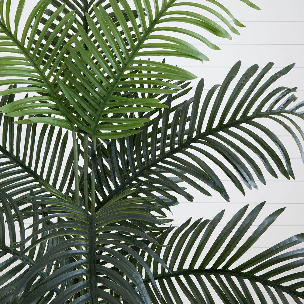 6ft. Artificial Paradise Palm with White Decorative Planter. Picture 5