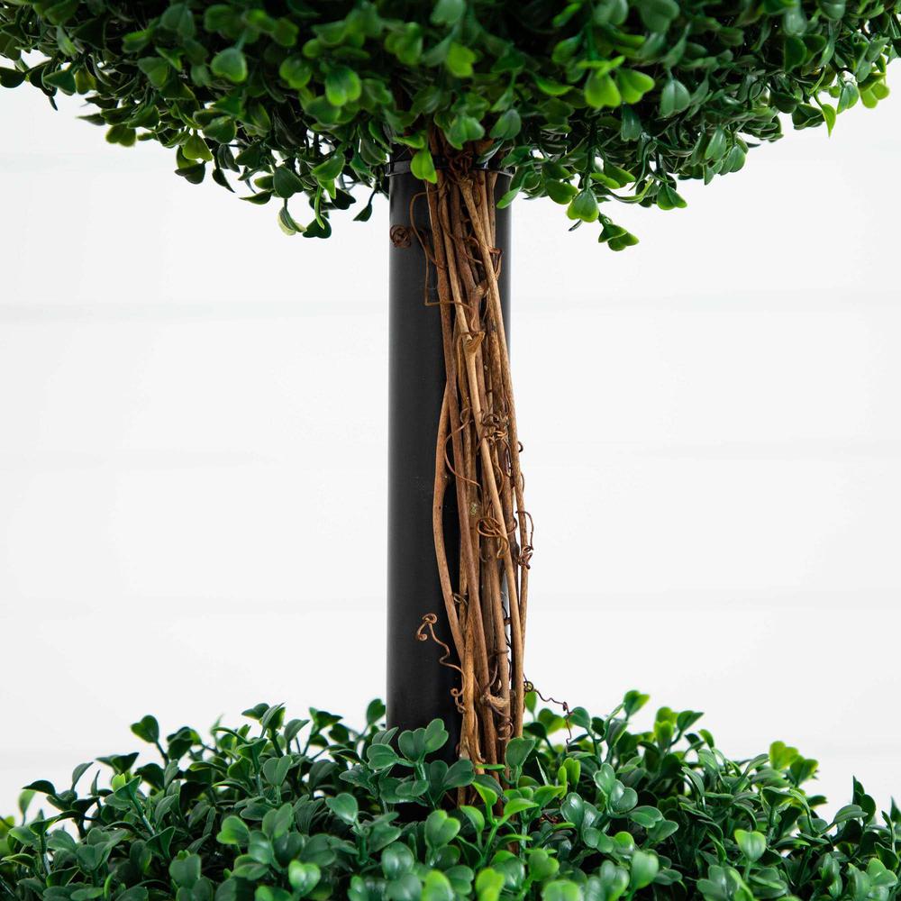6ft. Artificial Triple Ball Boxwood Topiary Tree (Indoor/Outdoor). Picture 3