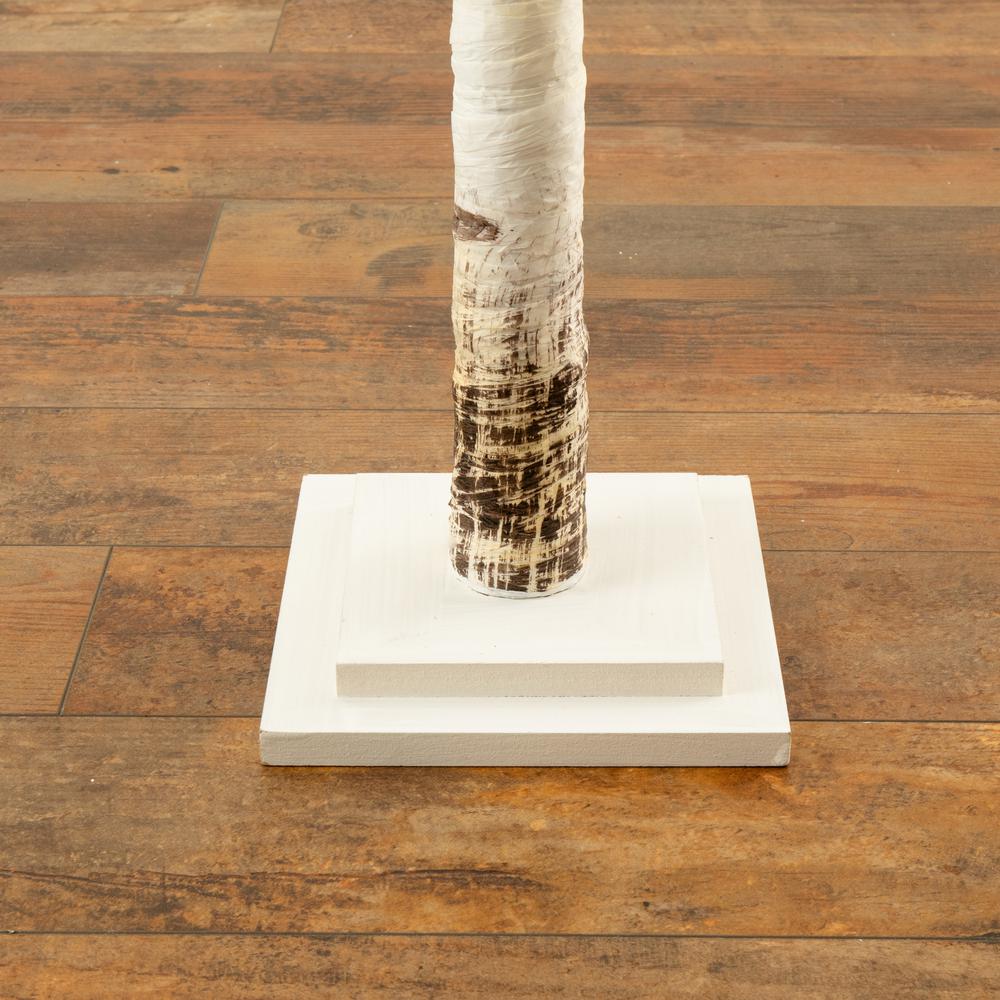 5ft. Pre-Lit Artificial Birch Tree with 76 Warm White LED Lights. Picture 6