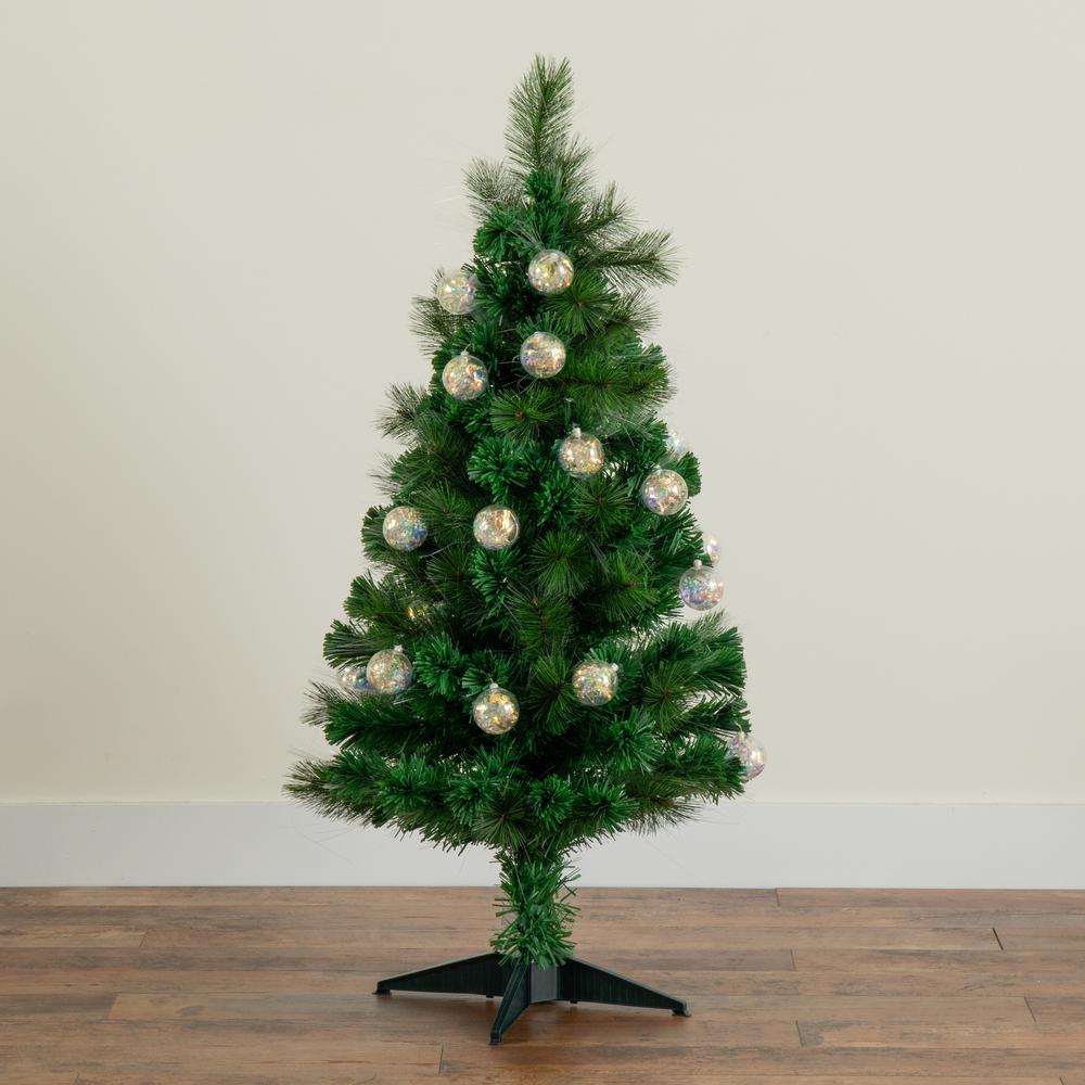 Pre-Lit Fiber Optic Artificial Christmas Tree with Mixed Tips. Picture 8