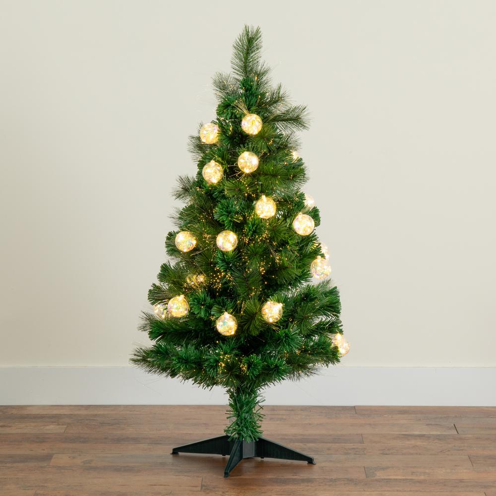 Pre-Lit Fiber Optic Artificial Christmas Tree with Mixed Tips. Picture 9