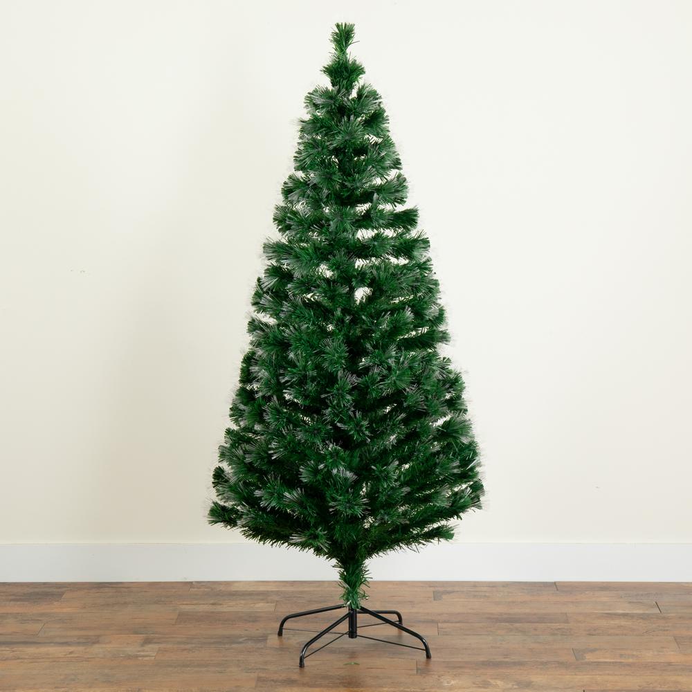 Pre-Lit Fiber Optic Artificial Christmas Tree with 220 Colorful LED Lights. Picture 9