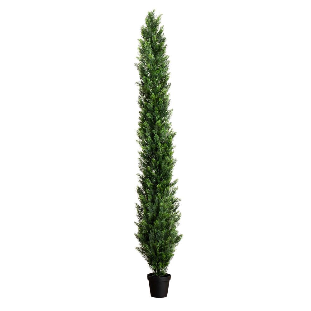 9ft. UV Resistant Artificial Cedar Pine Tree (Indoor/Outdoor). Picture 10