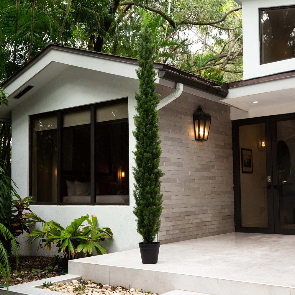 10ft. UV Resistant Artificial Cedar Pine Tree (Indoor/Outdoor). Picture 8