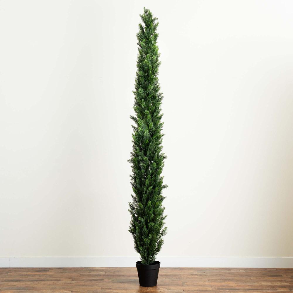 10ft. UV Resistant Artificial Cedar Pine Tree (Indoor/Outdoor). Picture 3