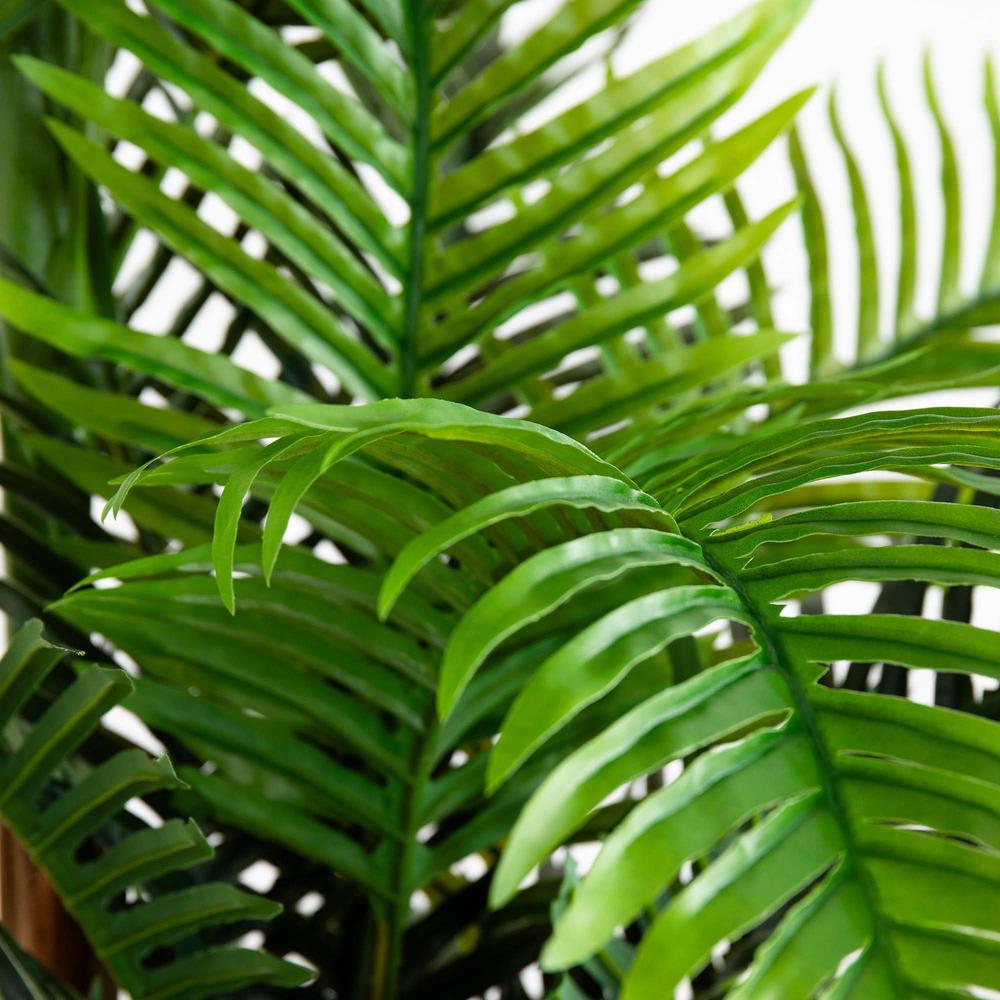 9ft. UV Resistant Artificial Double Robellini Palm Tree (Indoor/Outdoor). Picture 4