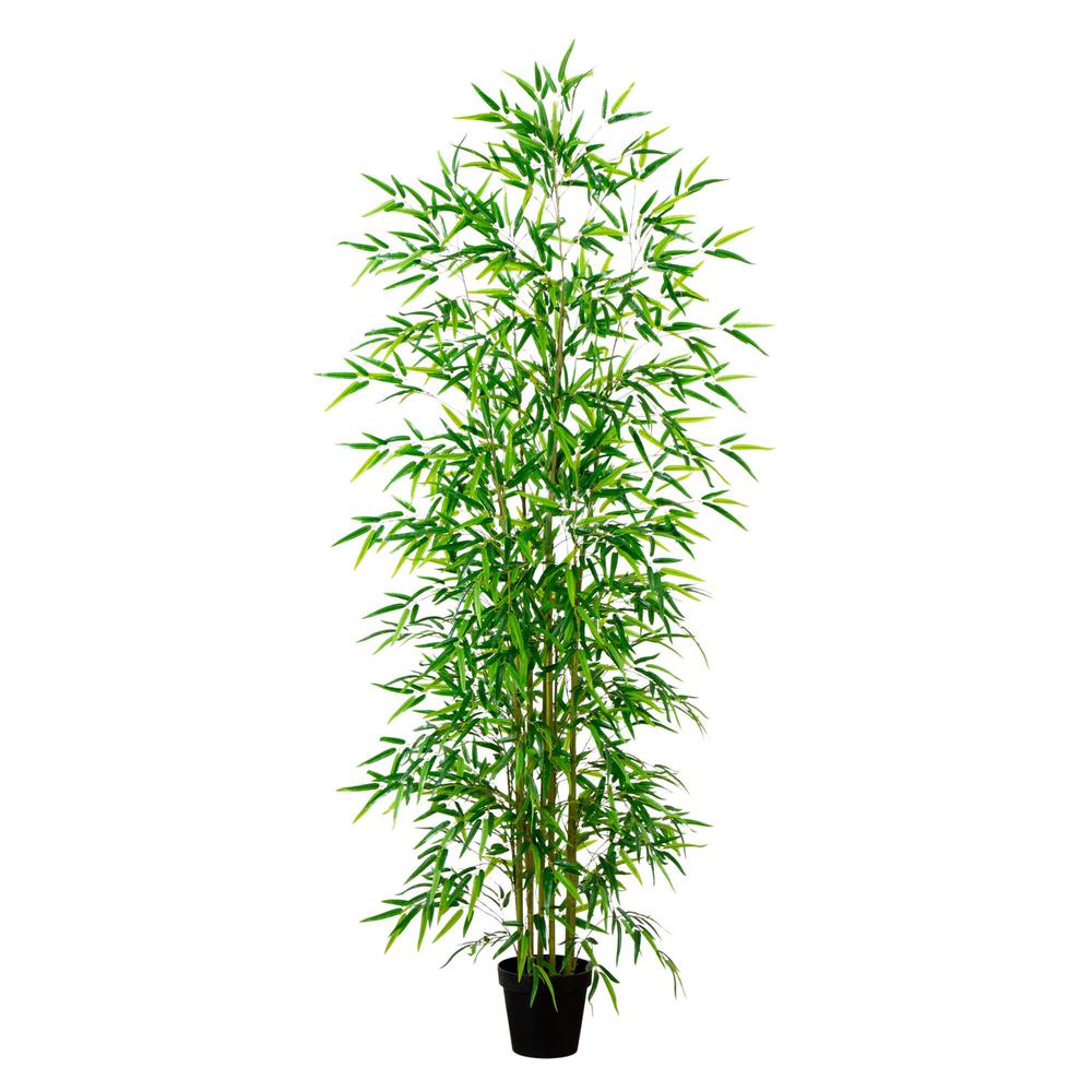 8ft. Artificial Green Bamboo Tree. Picture 6