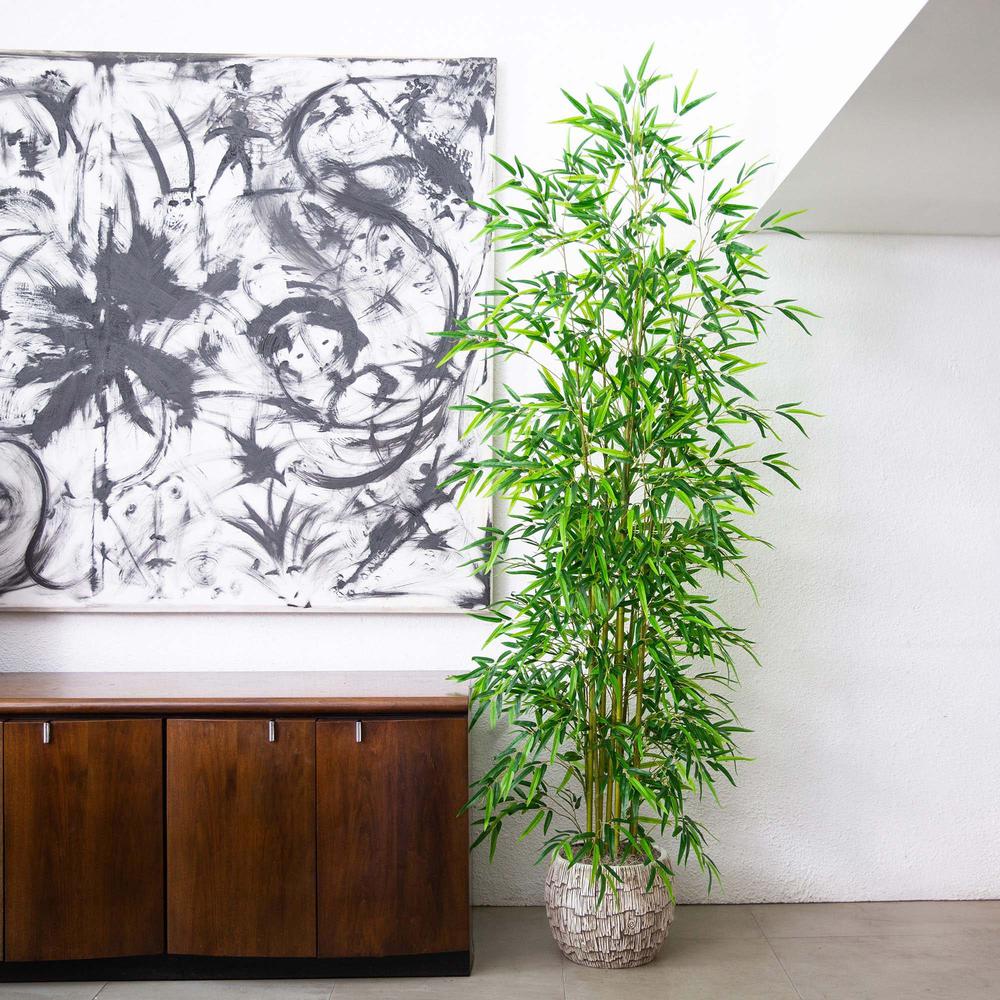 8ft. Artificial Green Bamboo Tree. Picture 5