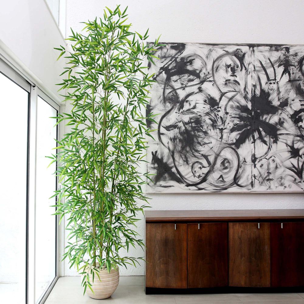 9ft. Artificial Green Bamboo Tree. Picture 5