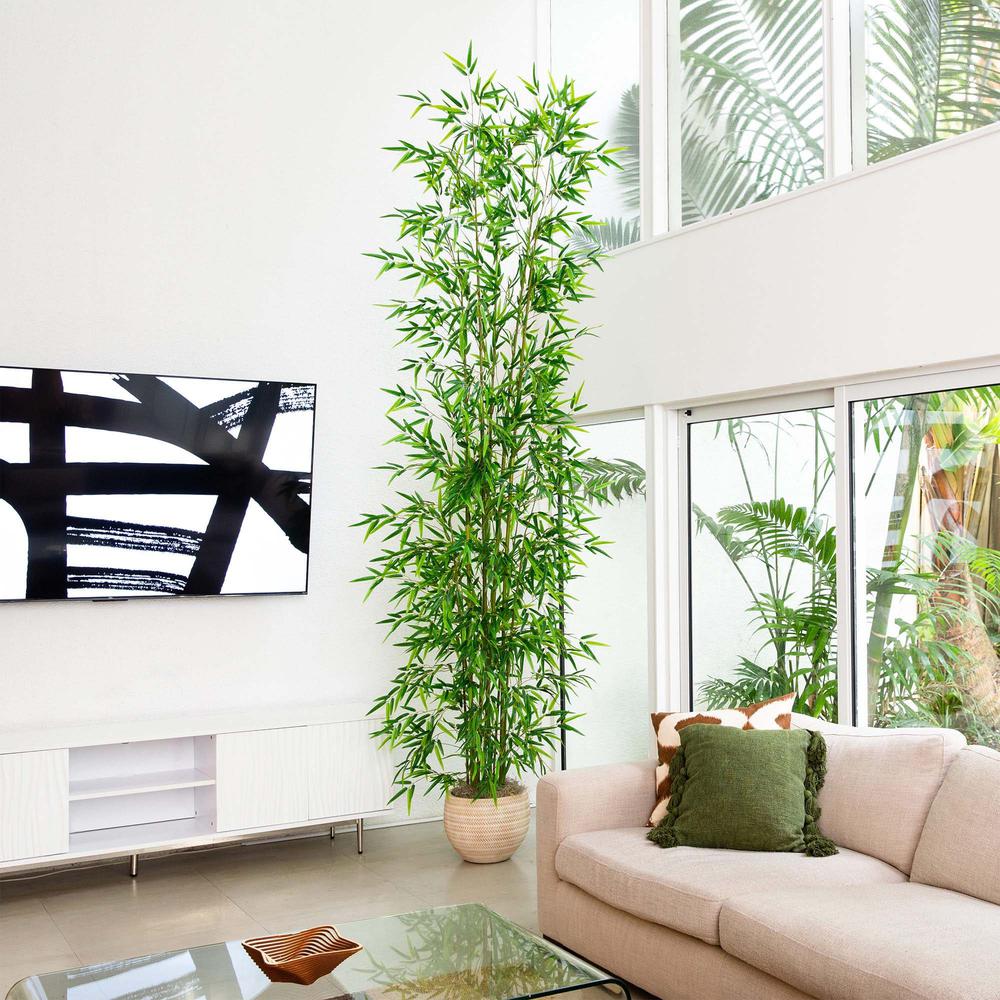 11ft. Artificial Green Bamboo Tree. Picture 5