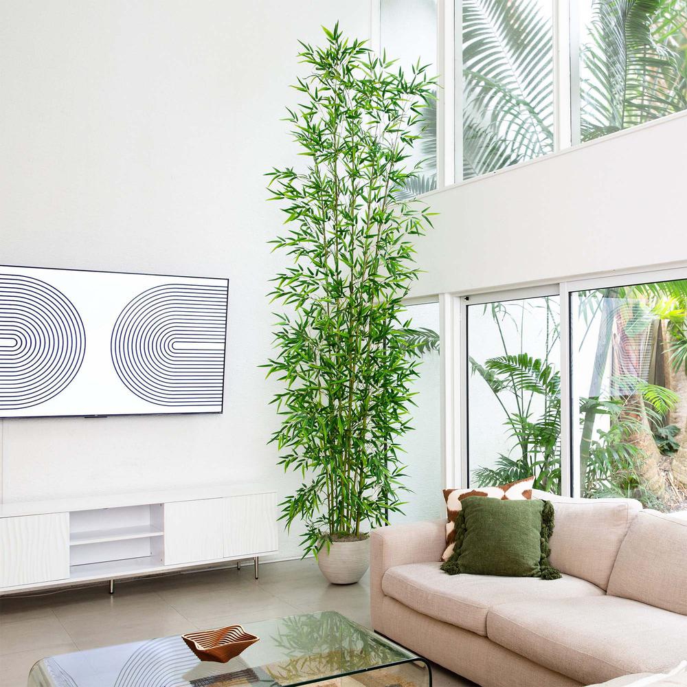 12ft. Artificial Green Bamboo Tree. Picture 5