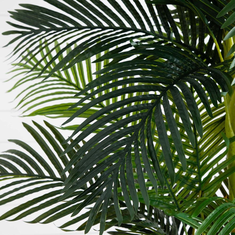 9ft. Artificial Double Golden Cane Palm Tree. Picture 2