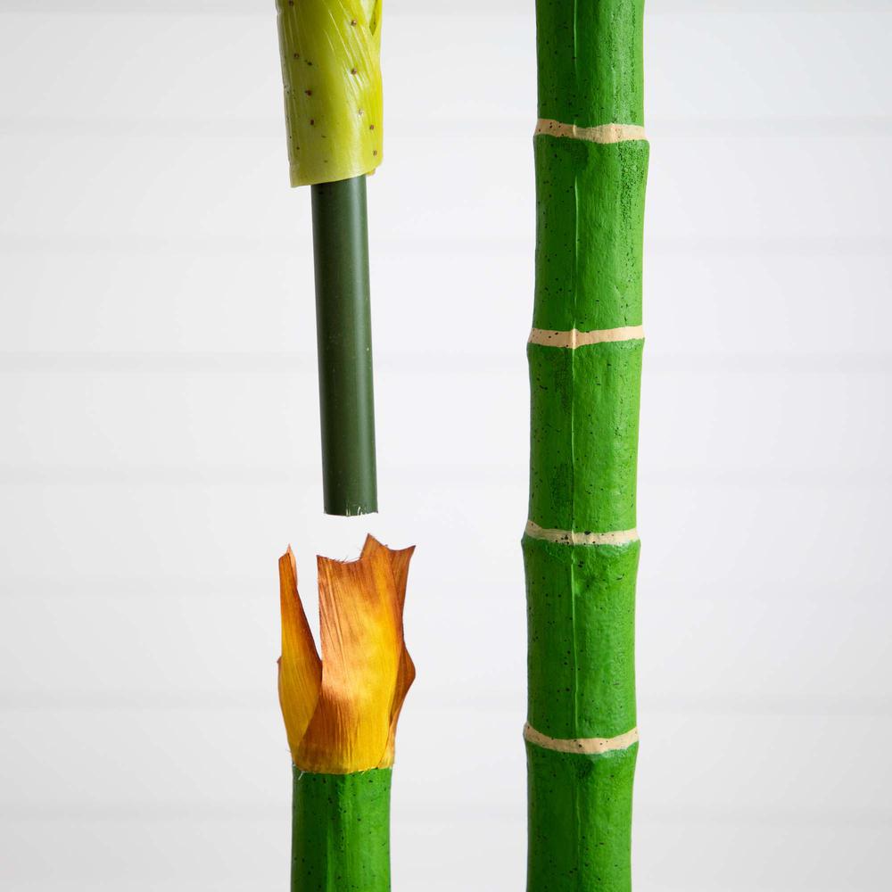9ft. Artificial Double Golden Cane Palm Tree. Picture 3
