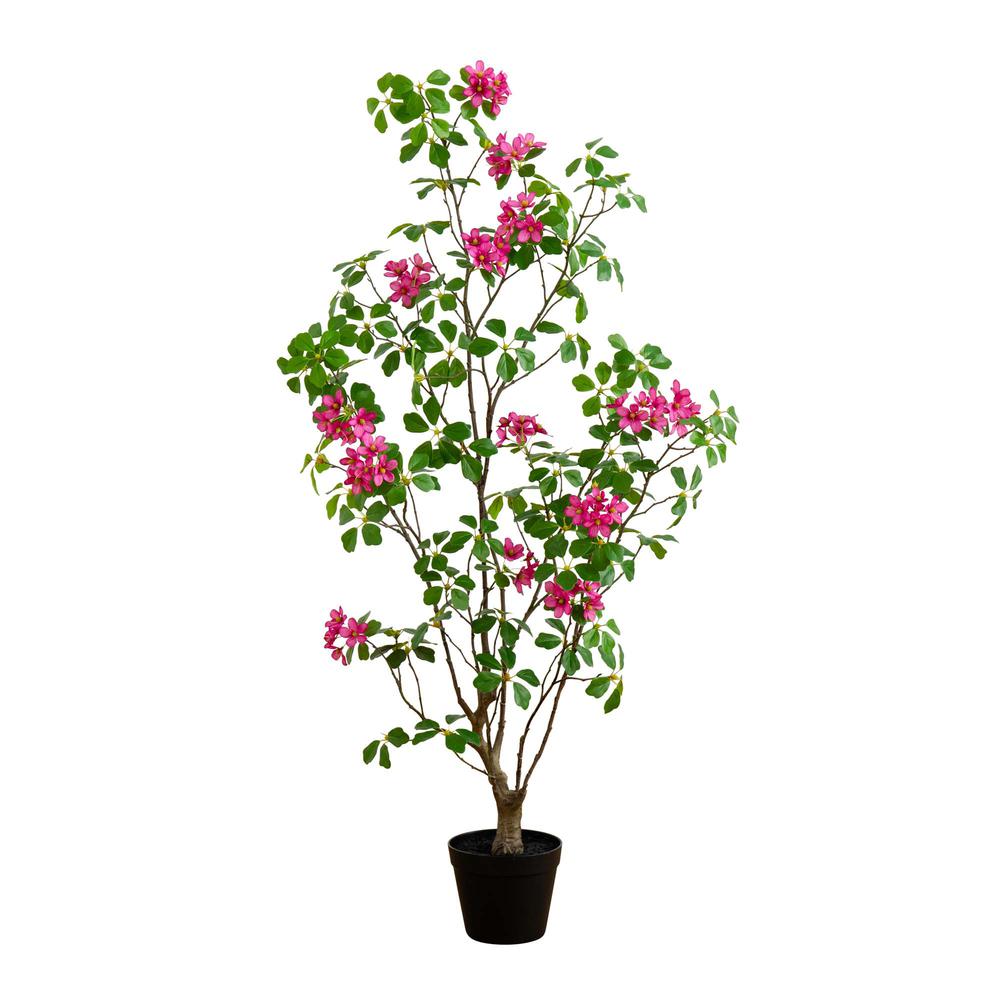 4ft. Artificial Dogwood Tree with Real Touch Leaves. Picture 8
