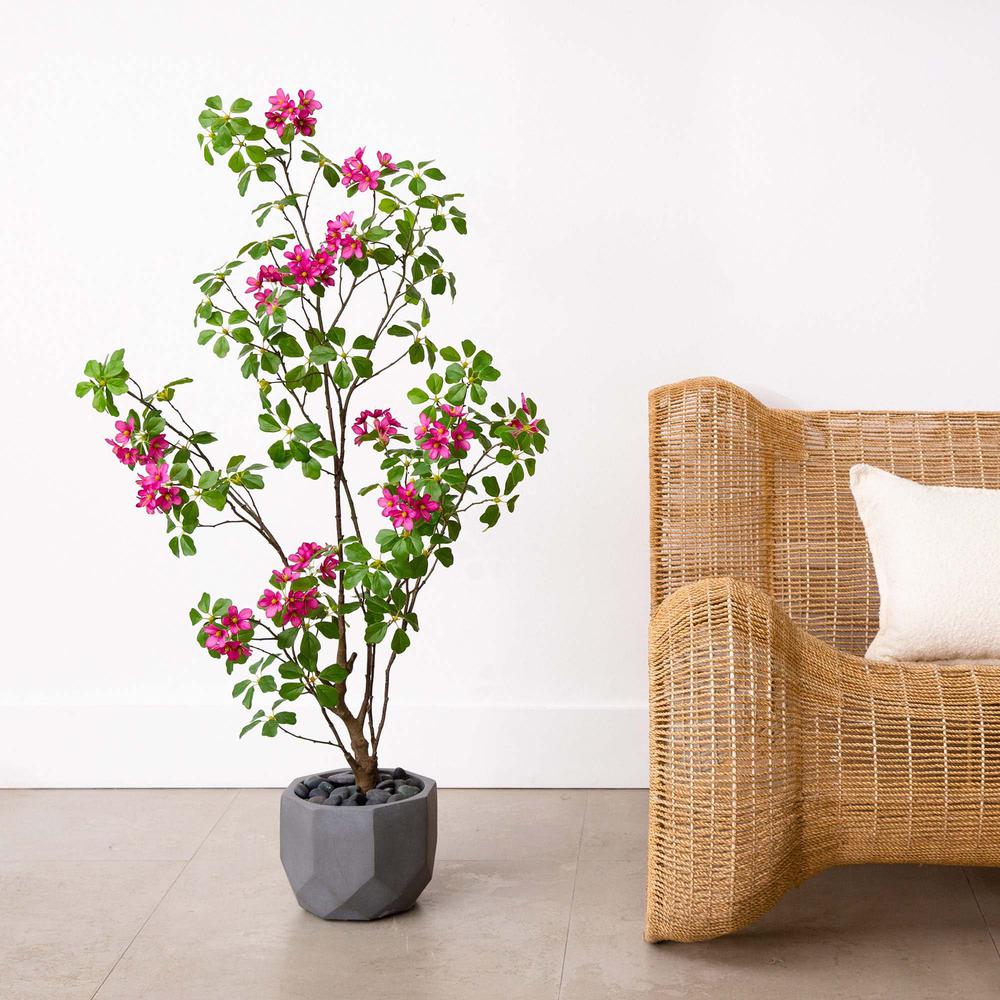 4ft. Artificial Dogwood Tree with Real Touch Leaves. Picture 7