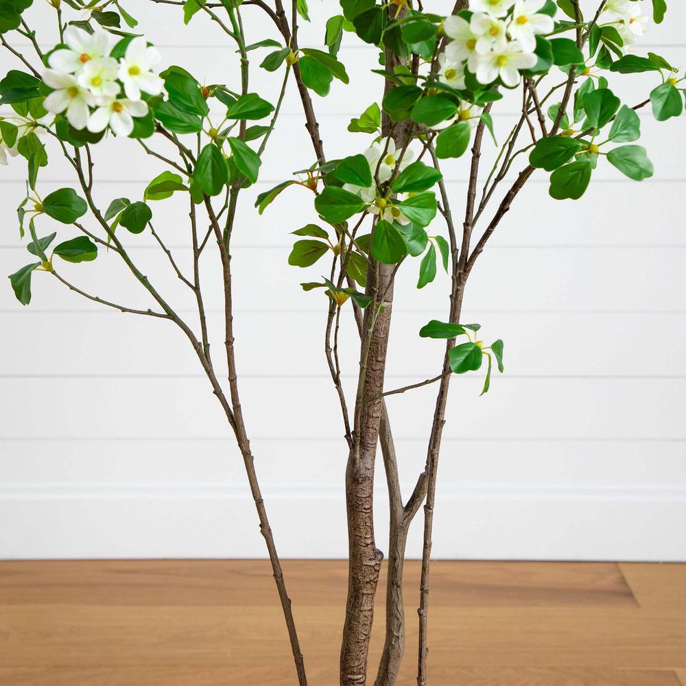 6ft. Artificial Dogwood Tree with Real Touch Leaves. Picture 3