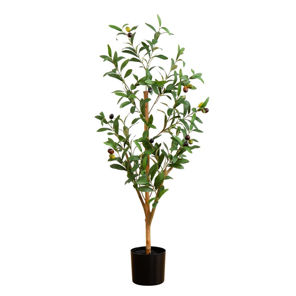 3ft. Artificial Olive Tree with Natural Trunk. Picture 1